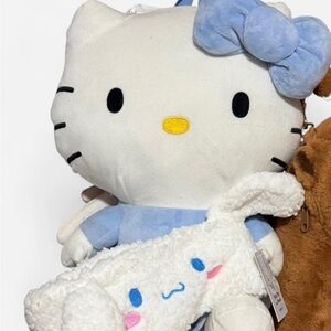 Hello Kitty Plush with Light Blue Bow and Outfit